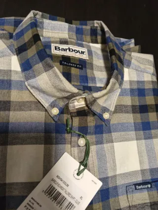 Camisa Barbour Talla XL a Cuadros