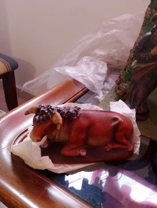 Presepe natalizio con figure