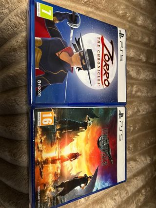 Lote 2 Juegos PS5: Zorro y Final Fantasy VII