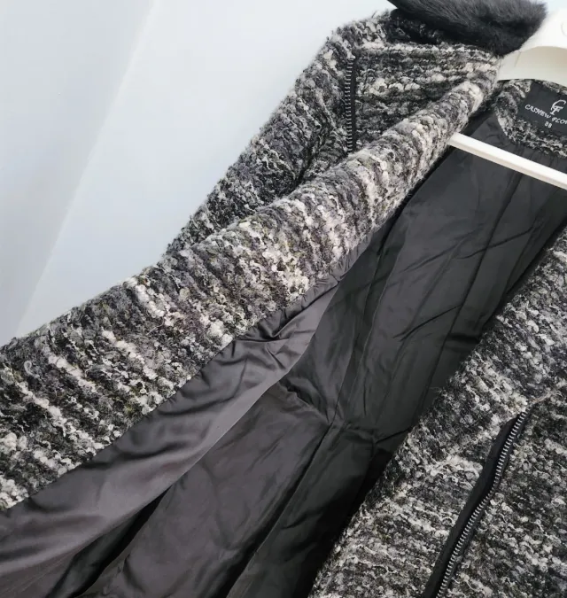 Cappotto CADENA Nero/Grigio Taglia M