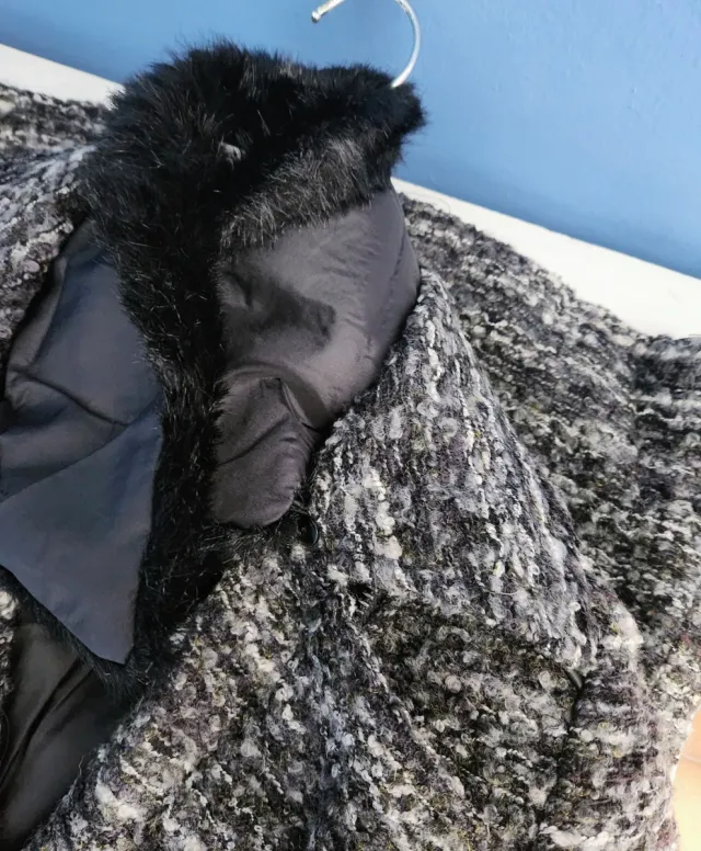 Cappotto CADENA Nero/Grigio Taglia M