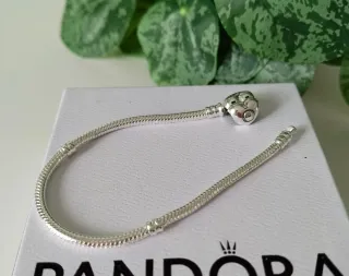Pulsera Pandora Corazón Plata
