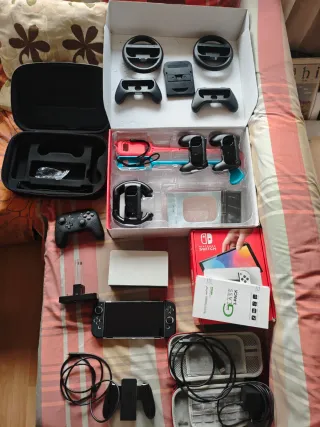 Nintendo Switch OLED Blanca + Mando PRO