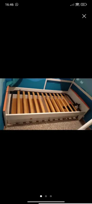 Cama infantil con cajones