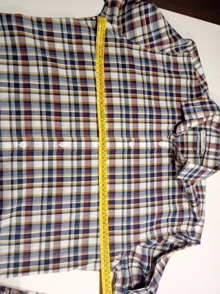 Camisa Mango Hombre Talla L Cuadros