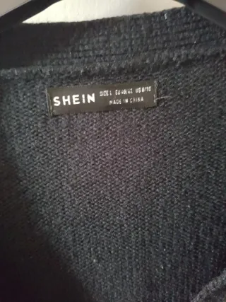 Chaqueta cárdigan crop Shein rombos L/XL