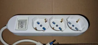 Prolunga elettrica 135cm con interruttore