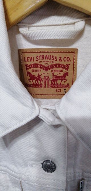 Chaqueta Vaquera Levi's Blanco crema