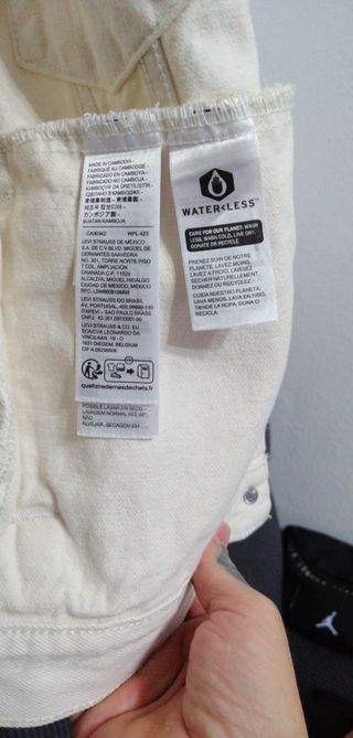 Chaqueta Vaquera Levi's Blanco crema