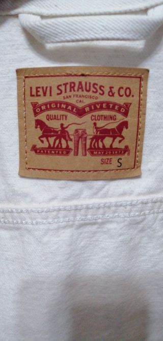 Chaqueta Vaquera Levi's Blanco crema