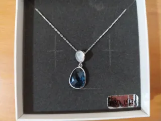 Collar Salvatore Plata 1ª Ley Azul