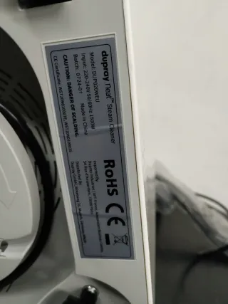 Limpiadora de vapor con accesorios