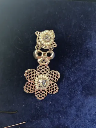 Aderezo Fallera Niña Plata Castillo Cinceladores