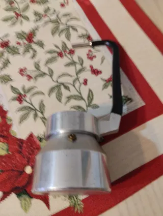 Caffettiera vintage 3 tazze acciaio