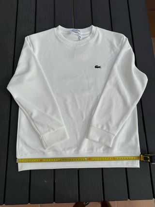 Sudadera Lacoste Blanca