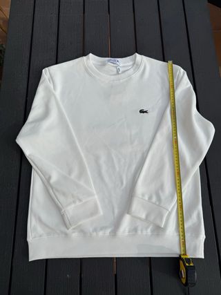 Sudadera Lacoste Blanca
