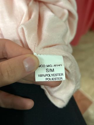 Vestido corto rosa claro