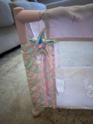 Cuna de juguete plegable