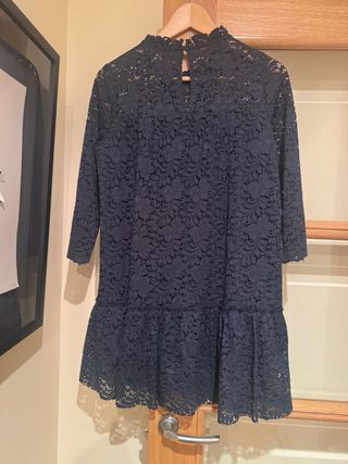 Vestido Zara Azul Talla XS