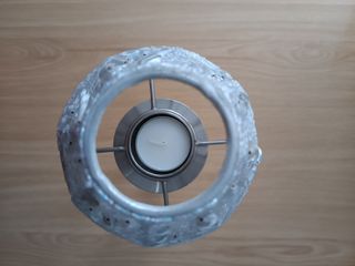 Lámpara de mesa decorativa vela