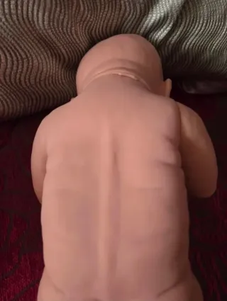 Muñeco realista bebé con ropa y accesorios