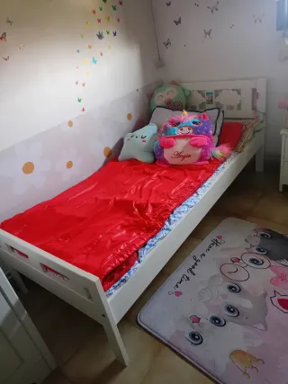 Cama infantil blanca