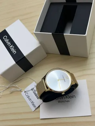 Reloj Calvin Klein Dorado y Plateado para mujer