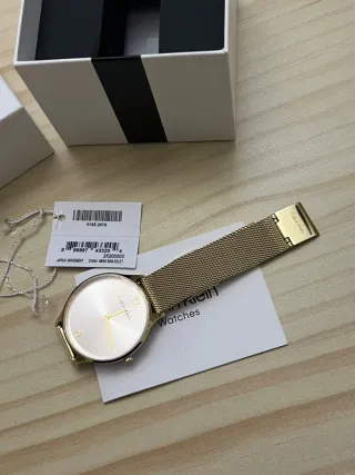 Reloj Calvin Klein Dorado y Plateado para mujer