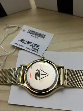 Reloj Calvin Klein Dorado y Plateado para mujer