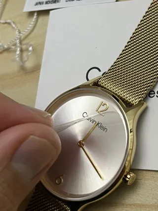 Reloj Calvin Klein Dorado y Plateado para mujer