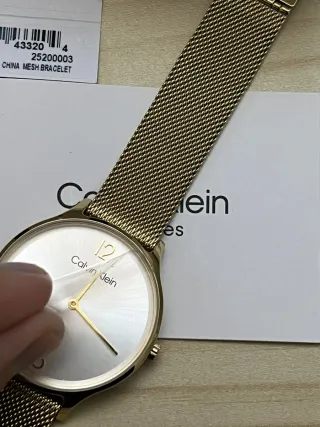 Reloj Calvin Klein Dorado y Plateado para mujer