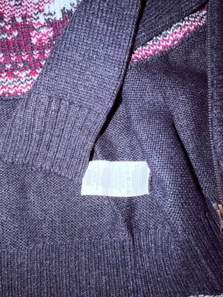 Chaqueta infantil con cremallera y estampado