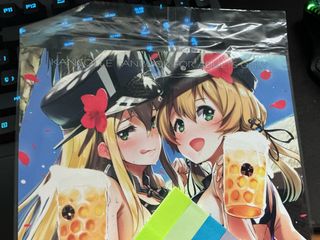 Kancolle fan art ilustraciones, asuna x2 y gundam