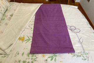 Cortinas Paneles Japoneses Blancas y Moradas