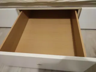 Cama individual con cajones