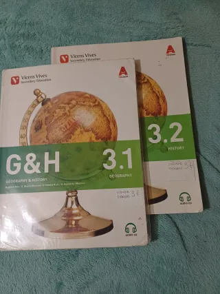 Lote de libros Geografía e Historia 3ESO