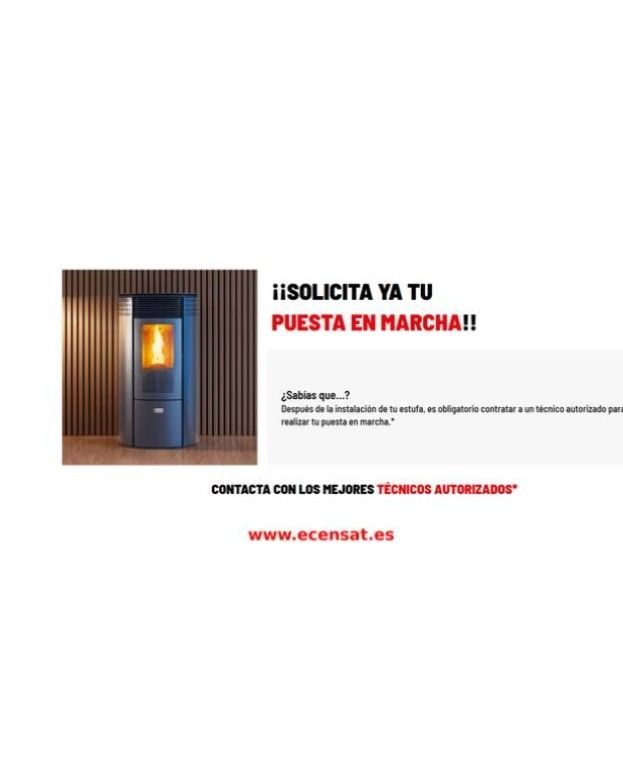 Estufa Pellets Pasillo 10 CanalizadaMAD2038