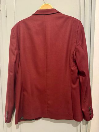 Blazer Zara Lila/Rojo Talla M