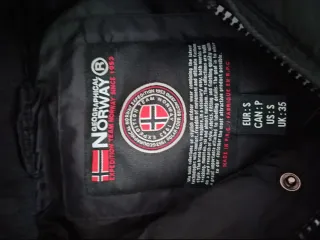 Chaqueta Geographical Norway Negra