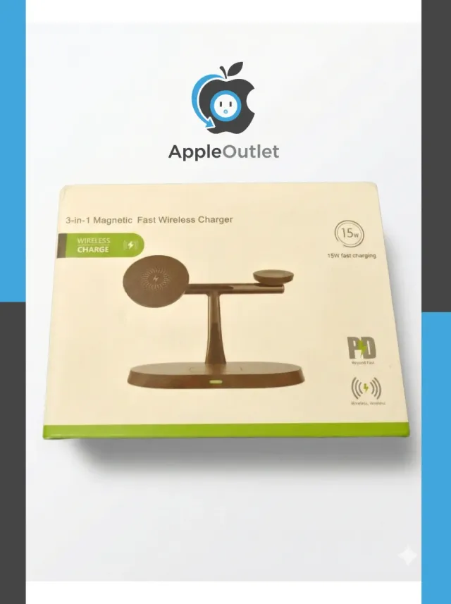 Cargador Inalámbrico Magnético 3 en 1