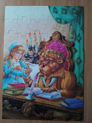 Puzzle La Bella y la Bestia 48 piezas