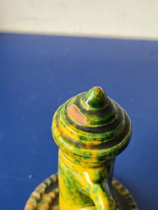 Piccola Fontana Decorativa Vintage Smaltata