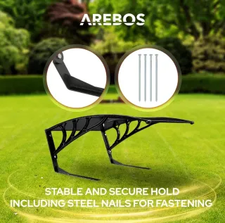 Garaje para Robot Cortacésped 102x79x46 cm AREBOS