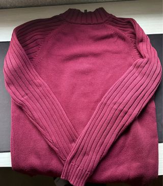 Jersey Lacoste Rojo Cremallera