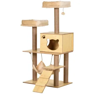 Árbol Rascador Gatos 130cm Torre