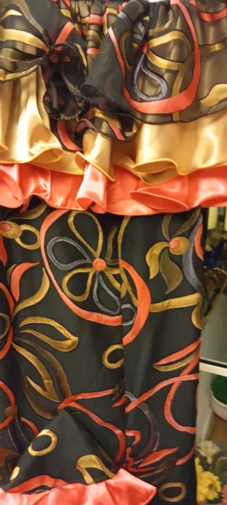 Vestido Sevillanas Volantes Multicolor