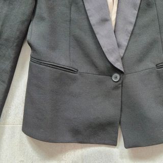 [L] - Massimo Dutti Americana Negra Tipo Smoking