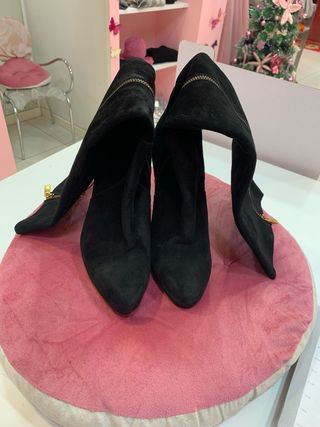 Stivali neri tacco alto donna