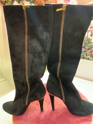 Stivali neri tacco alto donna