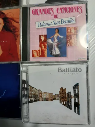 Lote 6 CDs: Juana, Miguel Bosé, Paloma San Basilio